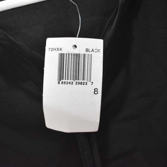 French Connection Women's Lace Trim Black Sz 8 - Picture 4 of 6